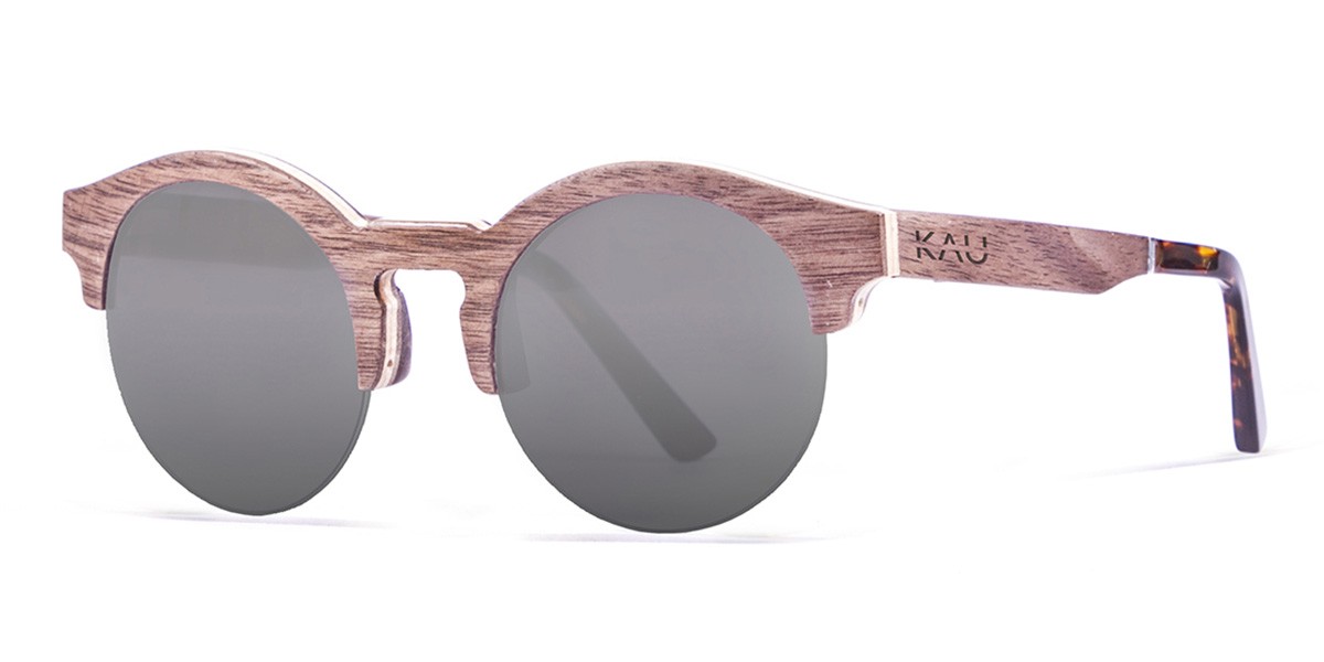 HONKONG LINE RED wooden polarized sunglasses
