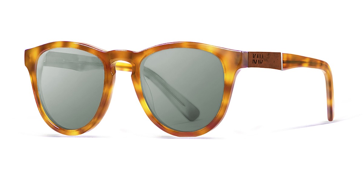 Florencia brown tortoise oliver lens polarized sunglasses front