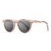Berlin natural polarized wooden sunglasses side