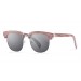NEW YORK brown wooden frame  polarized  sunglasses Kauoptics front