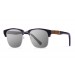 Shangay shiny black with ELM burl polarized sunglasses side